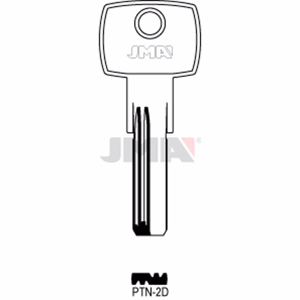LLAVE JMA LATON SEGURIDAD (PTN-2D)