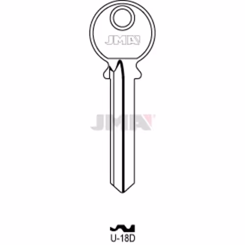 LLAVE JMA ACERO-C (U-18D)