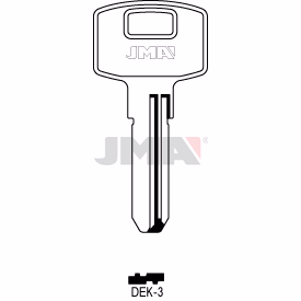 LLAVE JMA LATON SEGURIDAD (DEK-3)