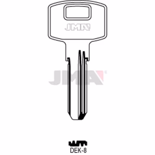 LLAVE JMA LATON SEGURIDAD (DEK-8)