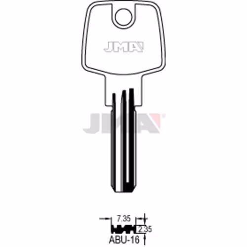 LLAVE JMA LATON SEGURIDAD (ABU-16)