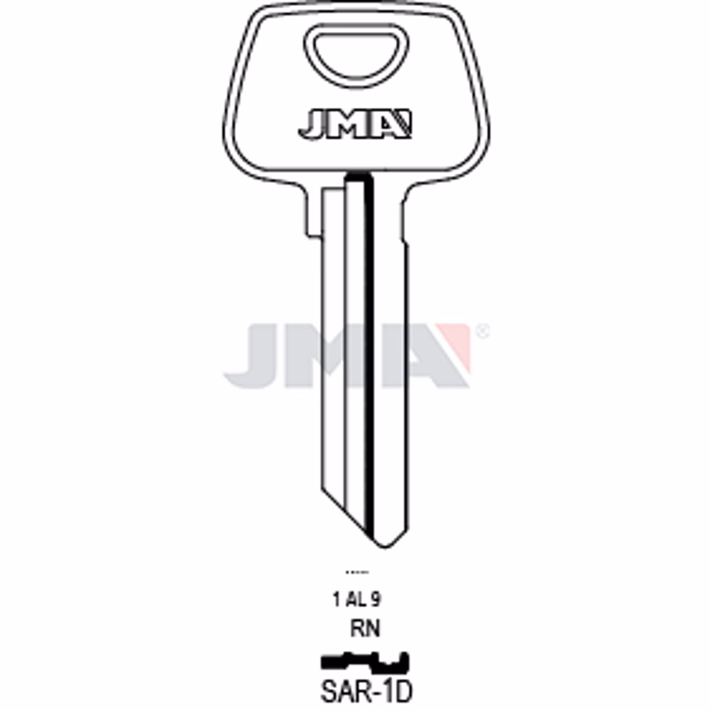 LLAVE JMA ACERO-C (SAR-1D)