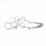 BOCADO COCHE BARCELONA EMBOCADURA ARCO 2 AROS CON CADENILLA INOXIDABLE