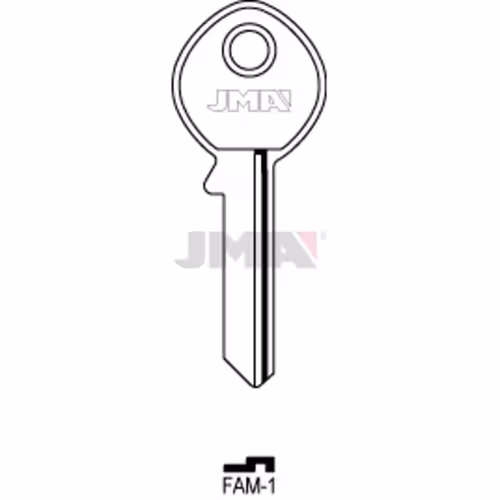 LLAVE JMA ACERO-C (FAM-1)