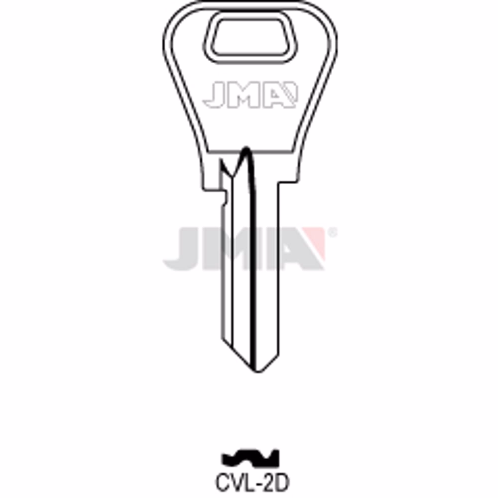 LLAVE JMA ACERO-B (CVL-2D)