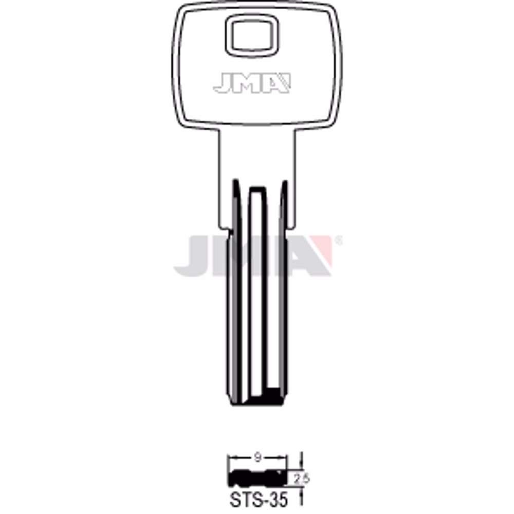 LLAVE JMA ALPACA SEGURIDAD (STS-35)