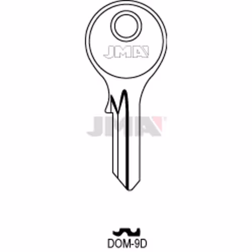 LLAVE JMA ACERO-B (DOM-9D)