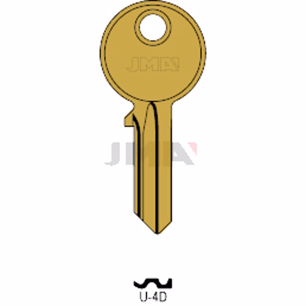 LLAVE JMA ALUMINIO (U-4D ORO)