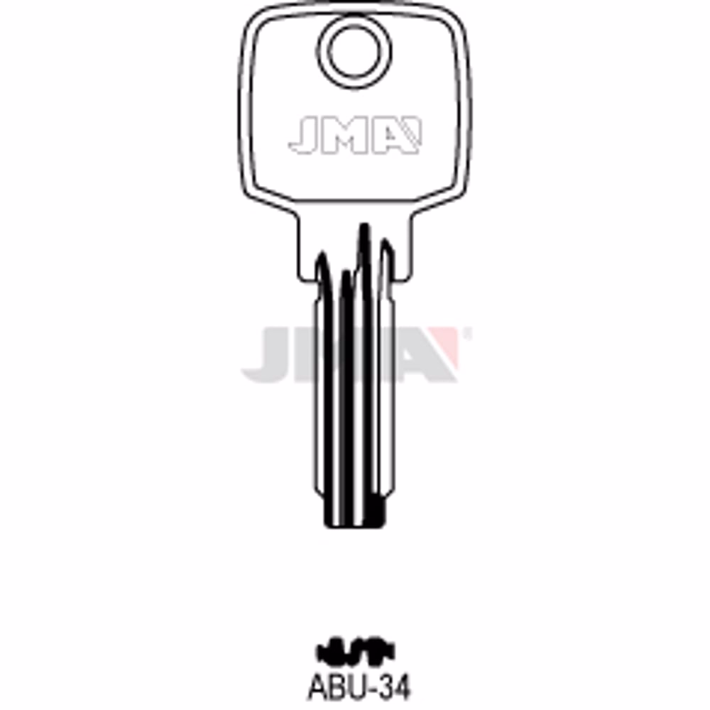 LLAVE JMA LATON SEGURIDAD (ABU-34)