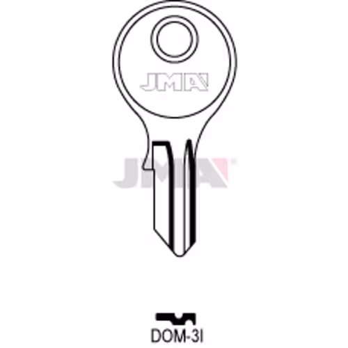 LLAVE JMA ACERO-B (DOM-3I)