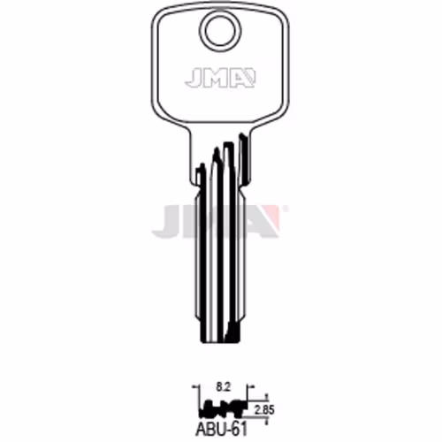 LLAVE JMA LATON SEGURIDAD (ABU-61)
