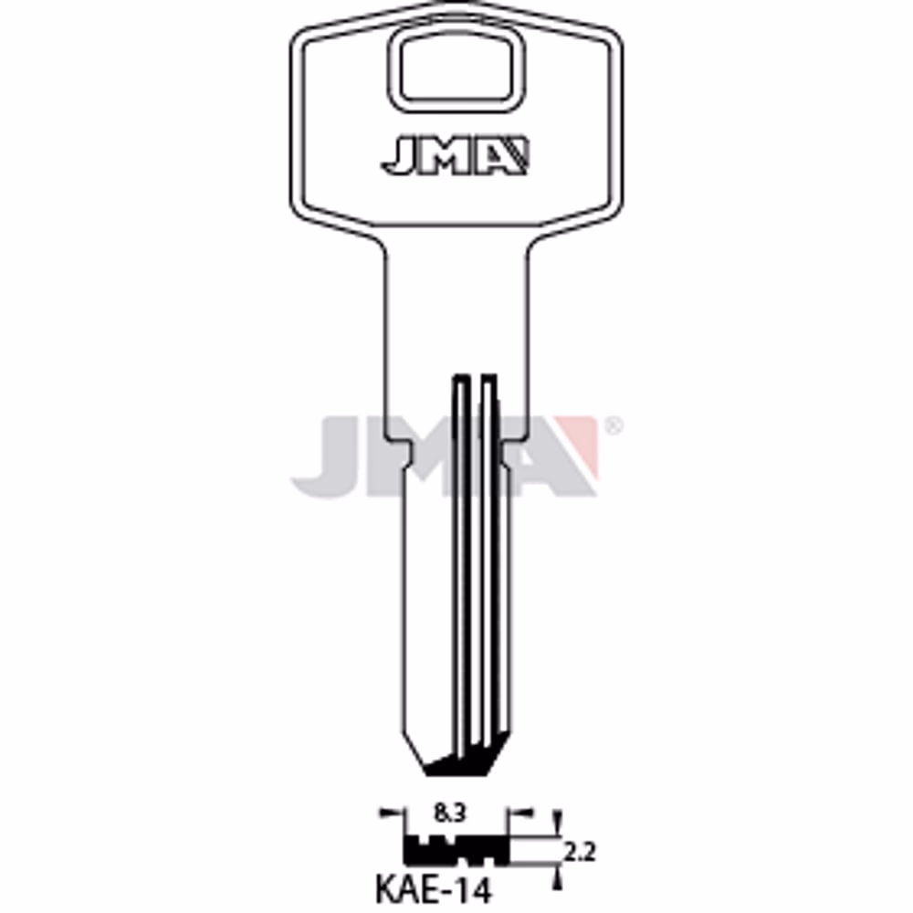 LLAVE JMA LATON SEGURIDAD (KAE-14)