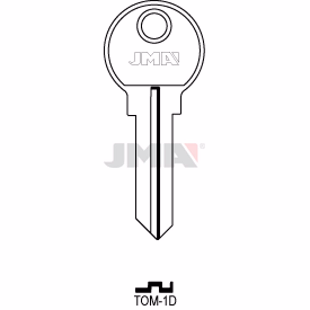 LLAVE JMA ACERO-C (TOM-1D)