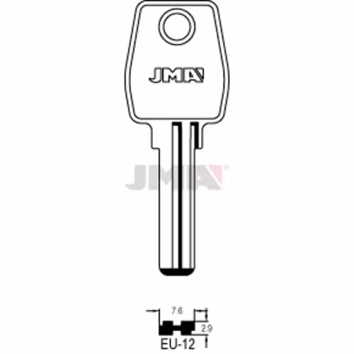 LLAVE JMA LATON SEGURIDAD (EU-12)