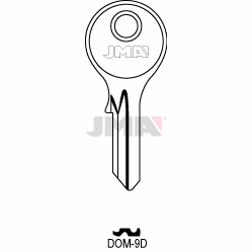 LLAVE JMA ACERO-B (DOM-9D)