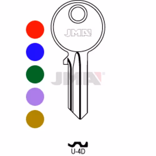 LLAVE JMA ALUMINIO (U-4D SURTIDO)