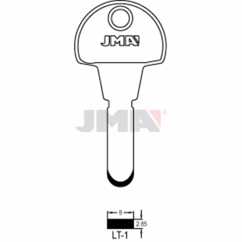 LLAVE JMA LATON SEGURIDAD (LT-1)