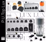 ROUND HEEL LUX ESPIGA (PACK 50)
