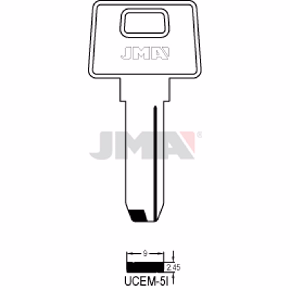LLAVE JMA ALPACA SEGURIDAD (UCEM-5I)