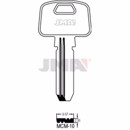LLAVE JMA LATON SEGURIDAD (MCM-10)