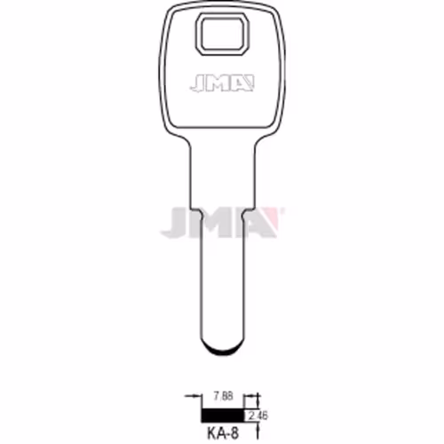 LLAVE JMA LATON SEGURIDAD (KA-8)
