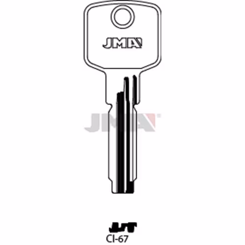 LLAVE JMA LATON SEGURIDAD (CI-67)