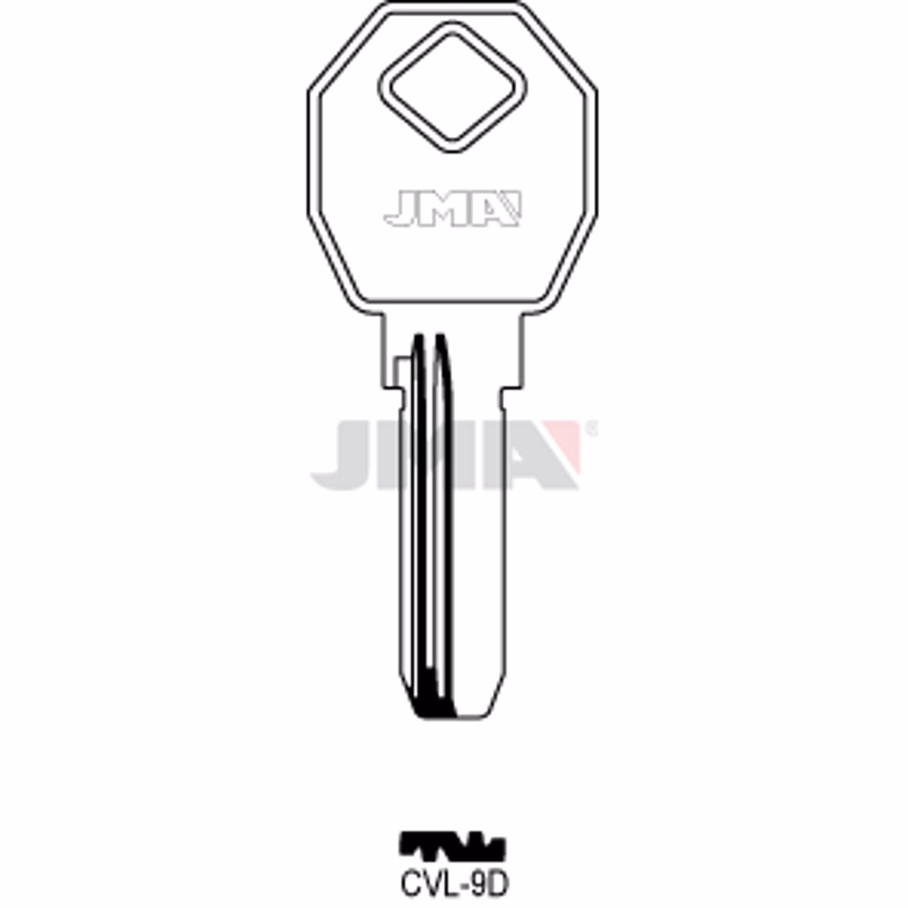 LLAVE JMA LATON SEGURIDAD (CVL-9D)