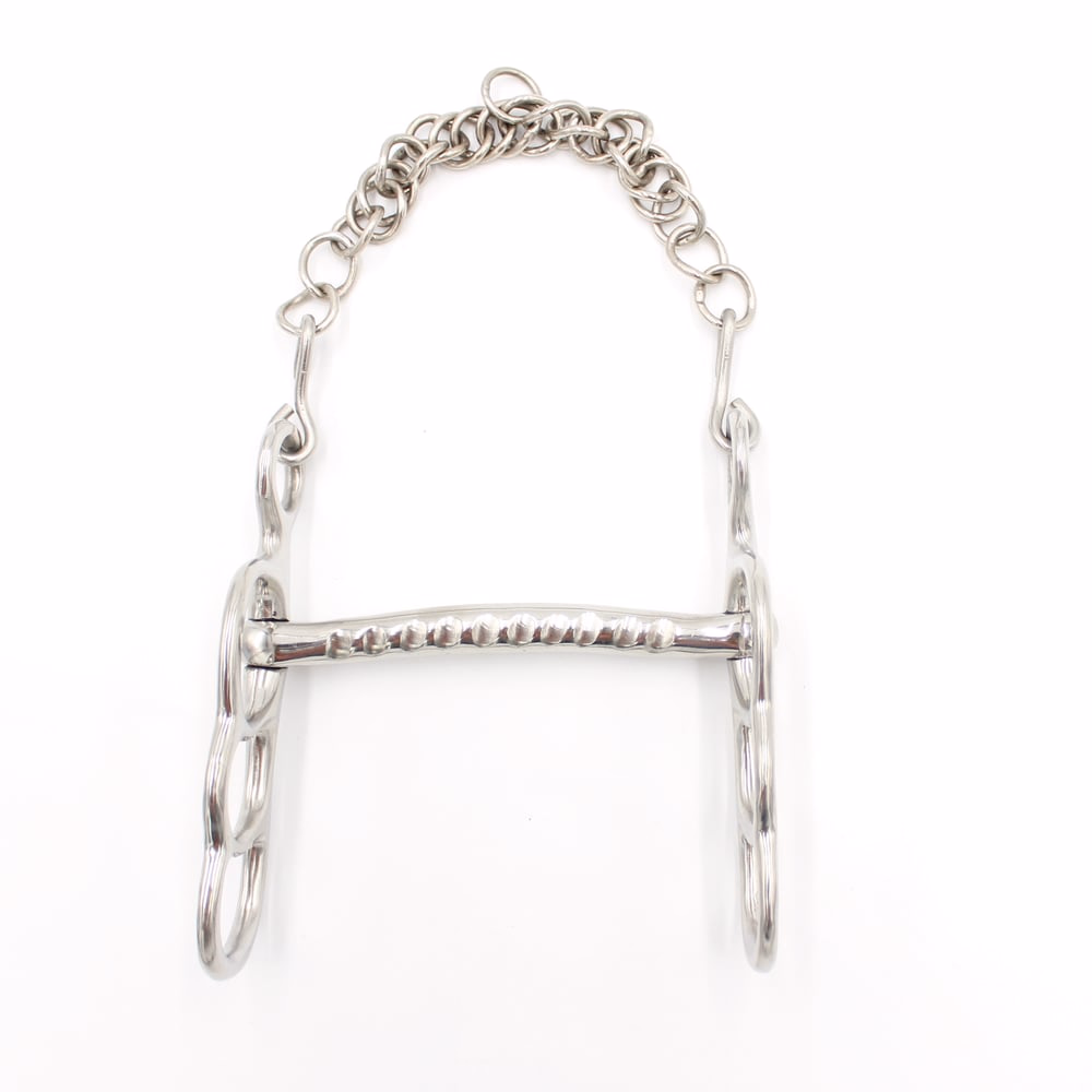 BOCADO COCHE BARCELONA EMBOCADURA ARCO 3 AROS CON CADNILLA INOXIDABLE