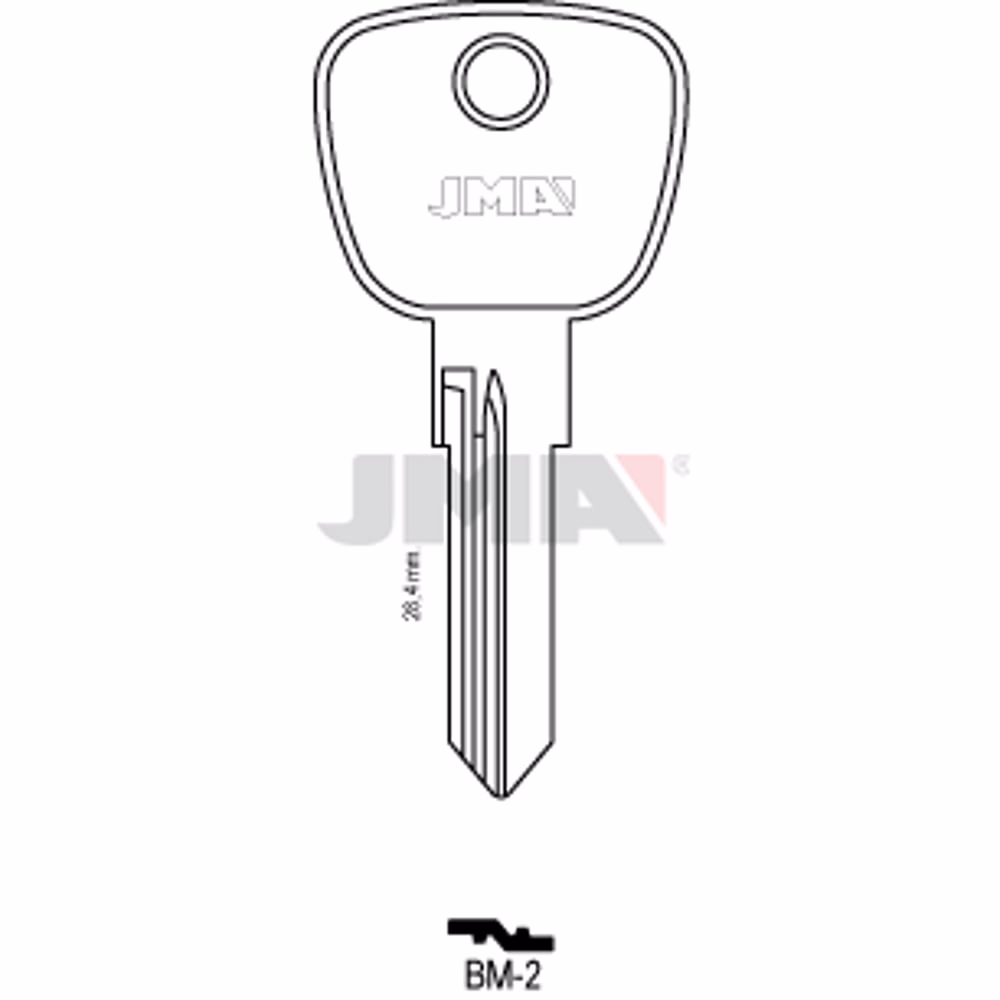 LLAVE JMA ACERO-C (BM-2)