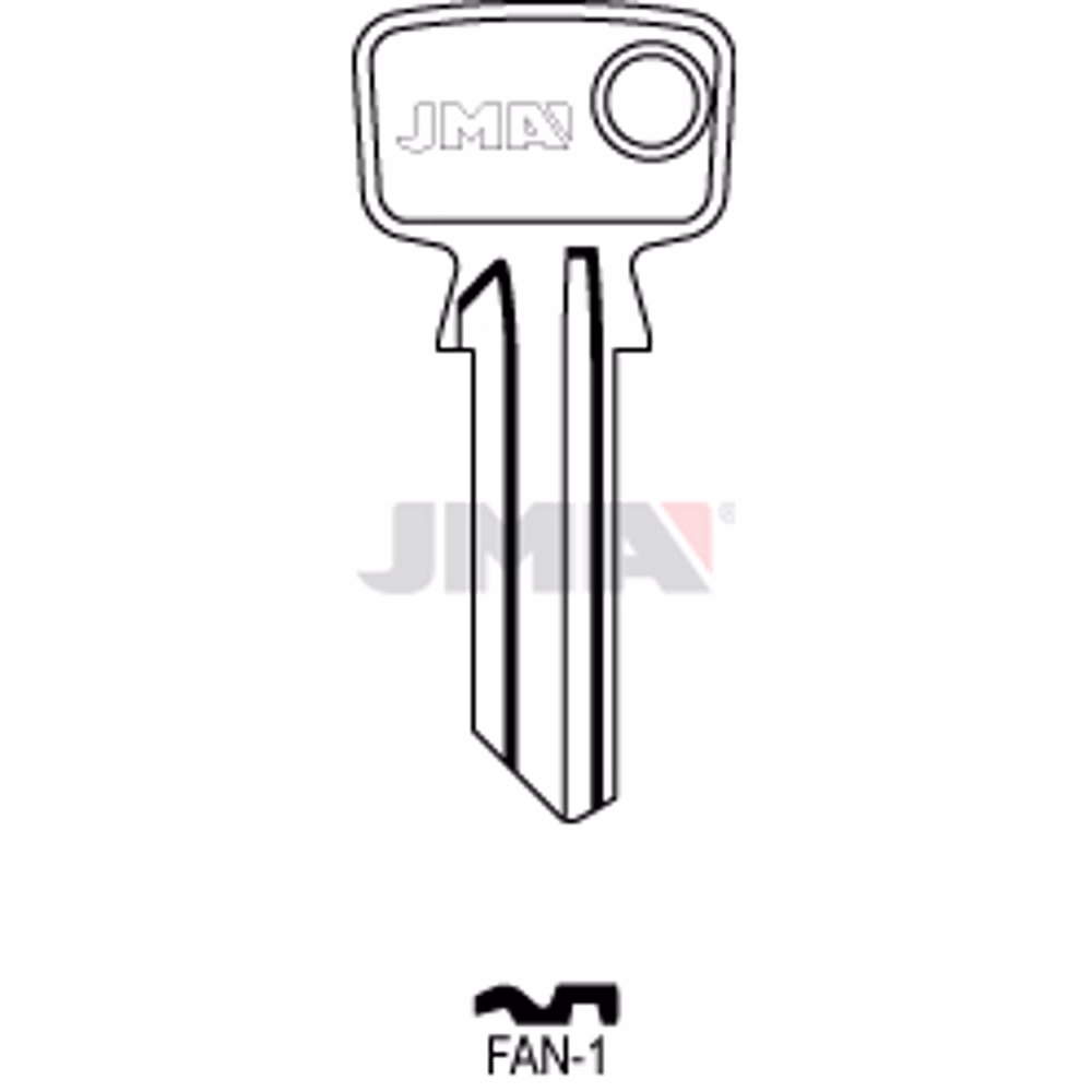 LLAVE JMA ACERO-C (FAN-1)