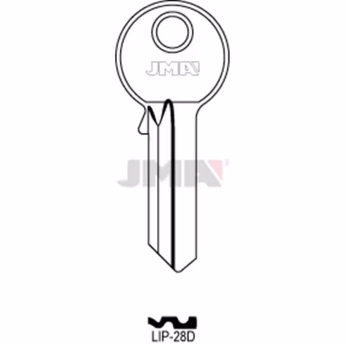 LLAVE JMA ACERO-C (LIP-28D)