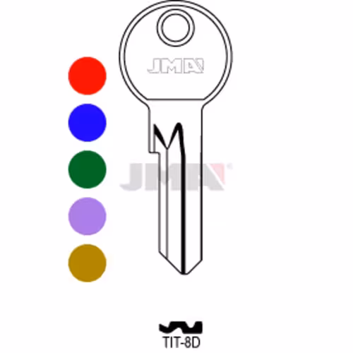 LLAVE JMA ALUMINIO (TIT-8D SURTIDO)