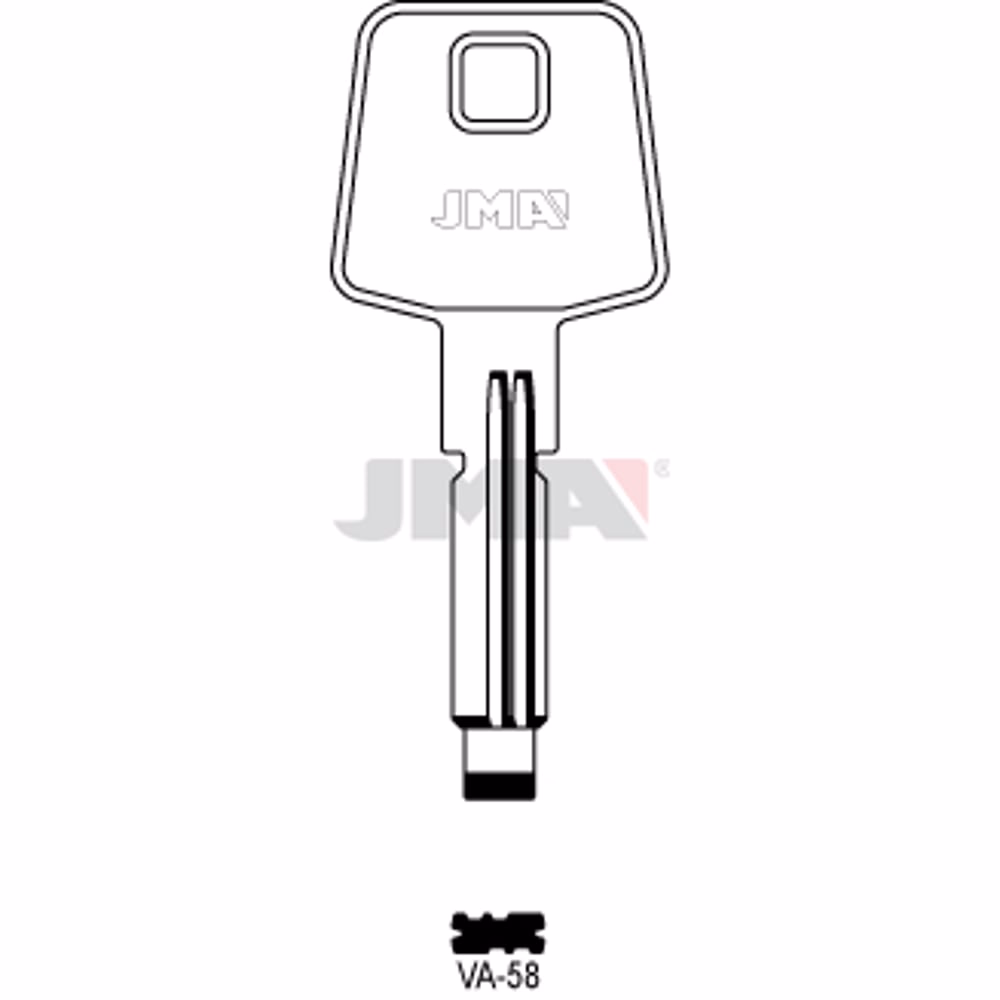 LLAVE JMA ALPACA SEGURIDAD (VA-58)