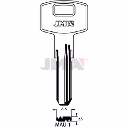 LLAVE JMA LATON SEGURIDAD (MAU-1)