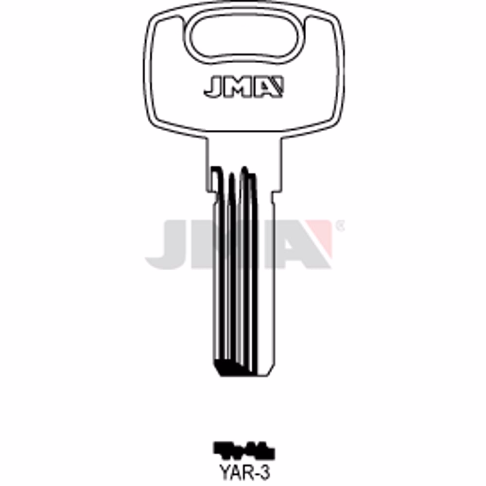 LLAVE JMA LATON SEGURIDAD (YAR-3)