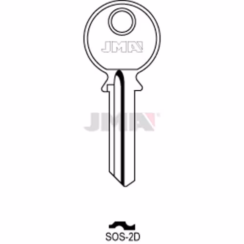LLAVE JMA ACERO-C (SOS-2D)