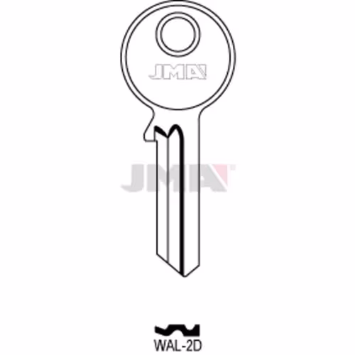 LLAVE JMA ACERO-C (WAL-2D)