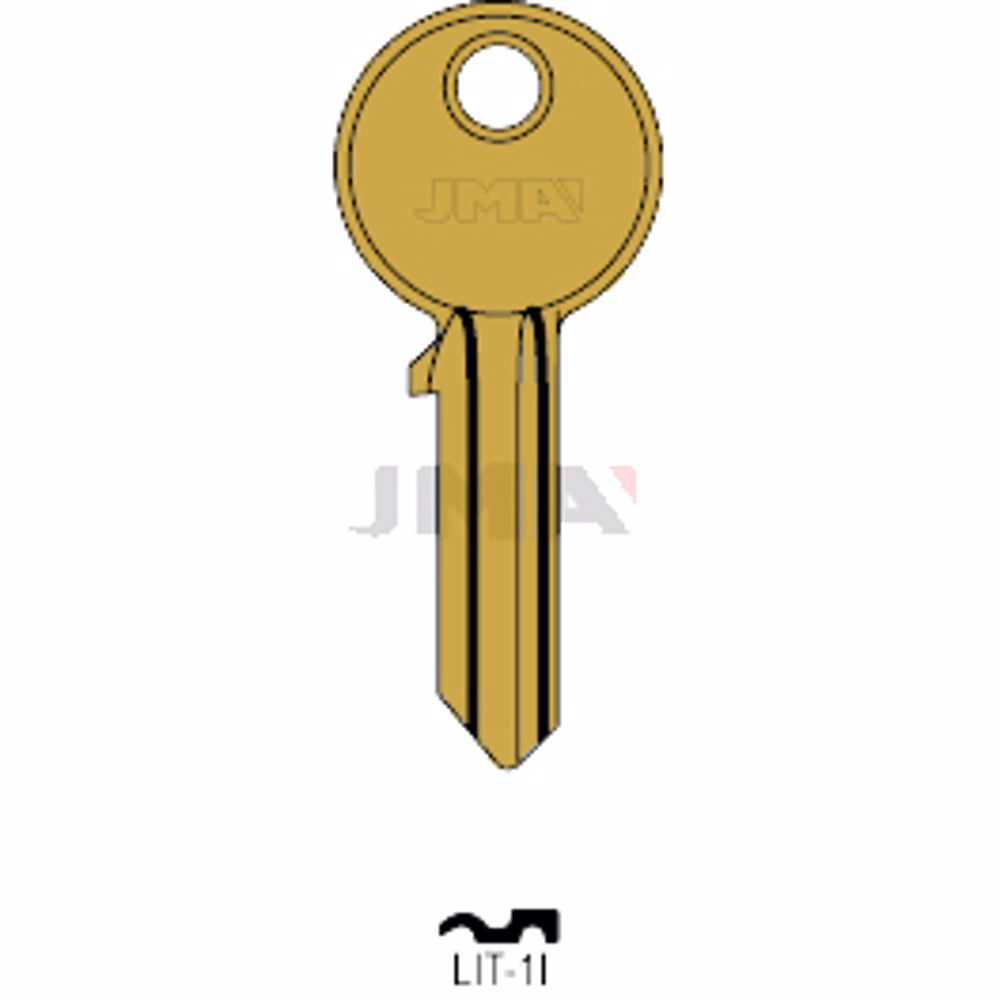 LLAVE JMA ALUMINIO (LIT-1I ORO)