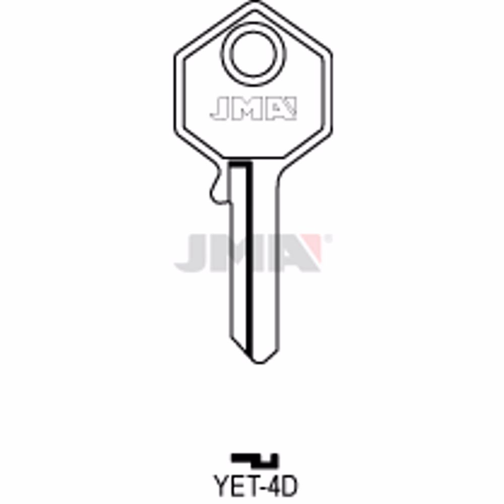 LLAVE JMA ACERO-C (YET-4D)