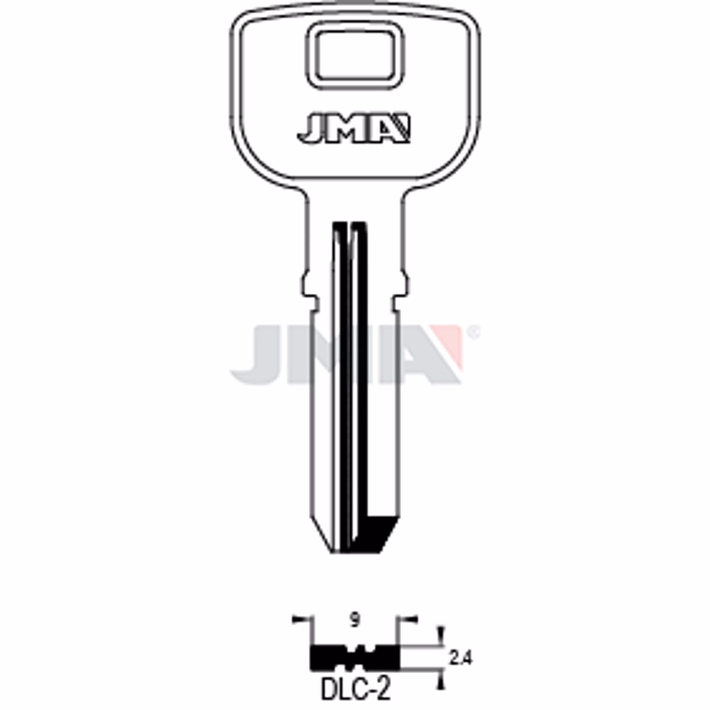 LLAVE JMA LATON SEGURIDAD (DLC-2)