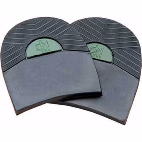 HEEL DM GREEN INLAY