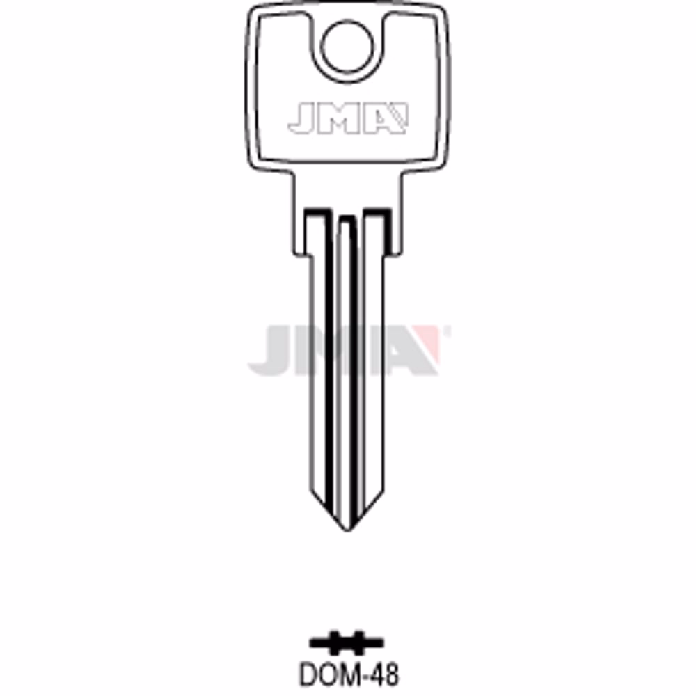 LLAVE JMA ACERO-C (DOM-48)