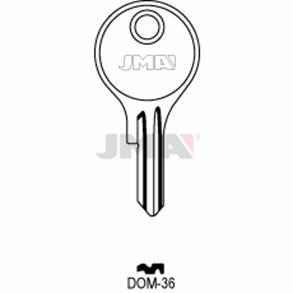 LLAVE JMA ACERO-C (DOM-36)