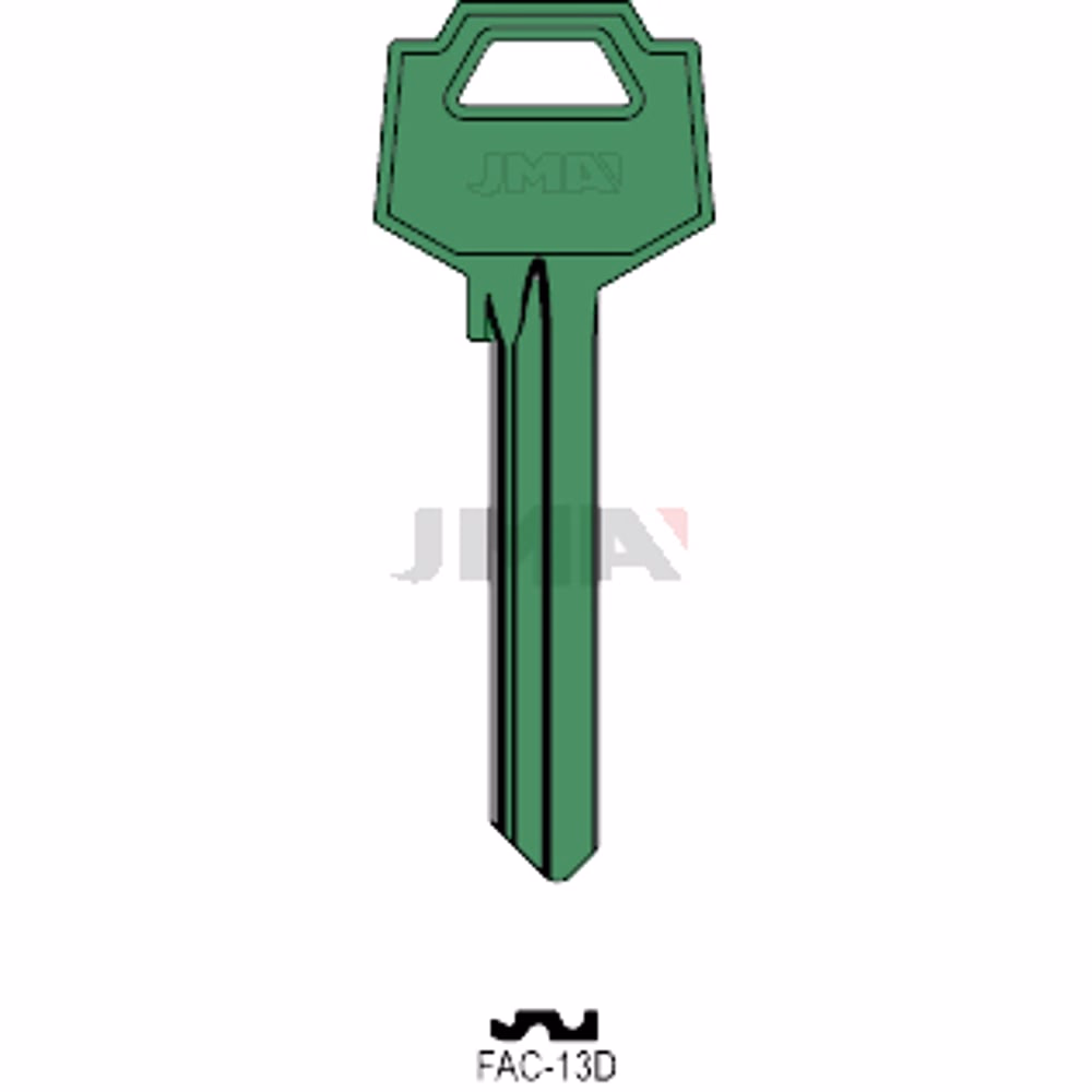 LLAVE JMA ALUMINIO (FAC-13D VERDE)