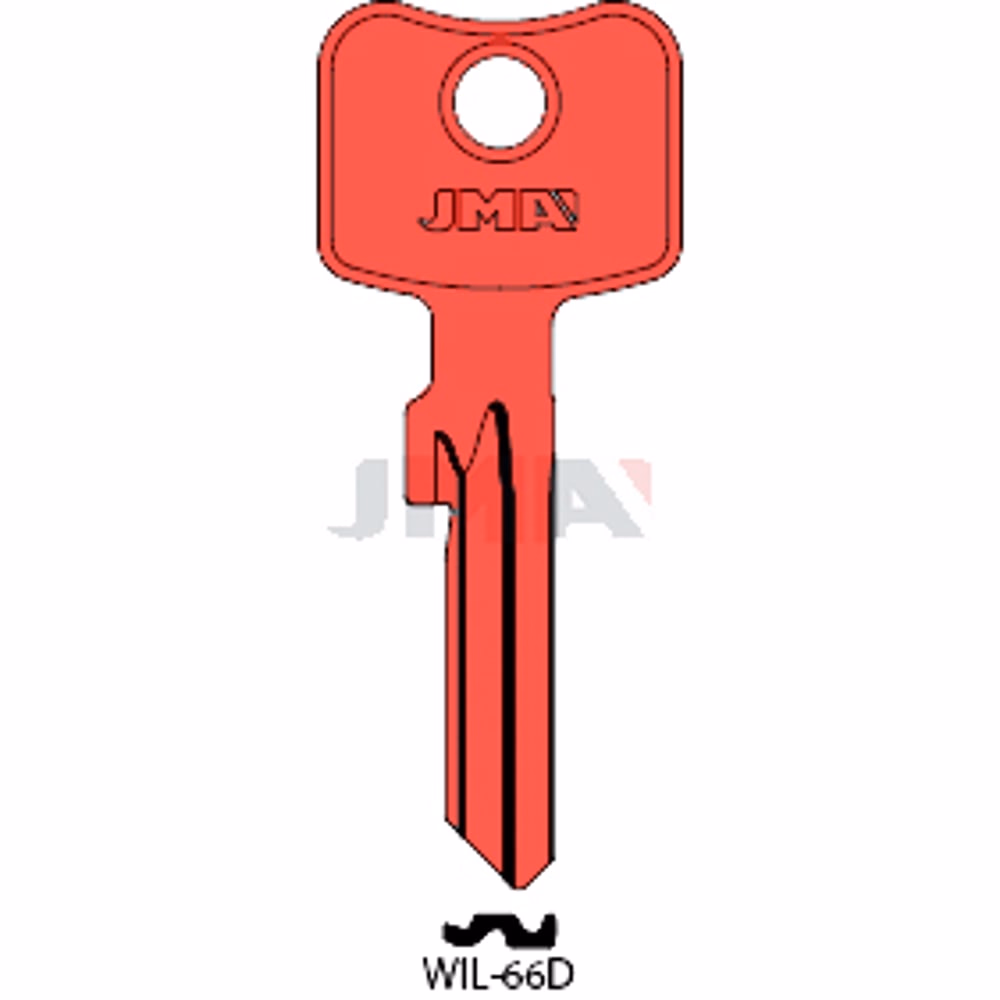 LLAVE JMA ALUMINIO (WIL-66D ROJO)