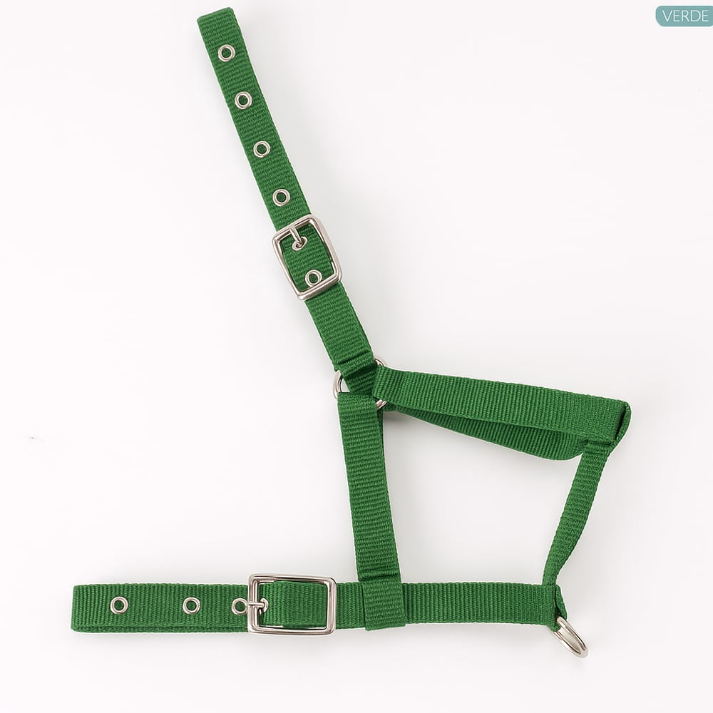 CABEZADA NYLON TRIPLE KAMELL POTRO