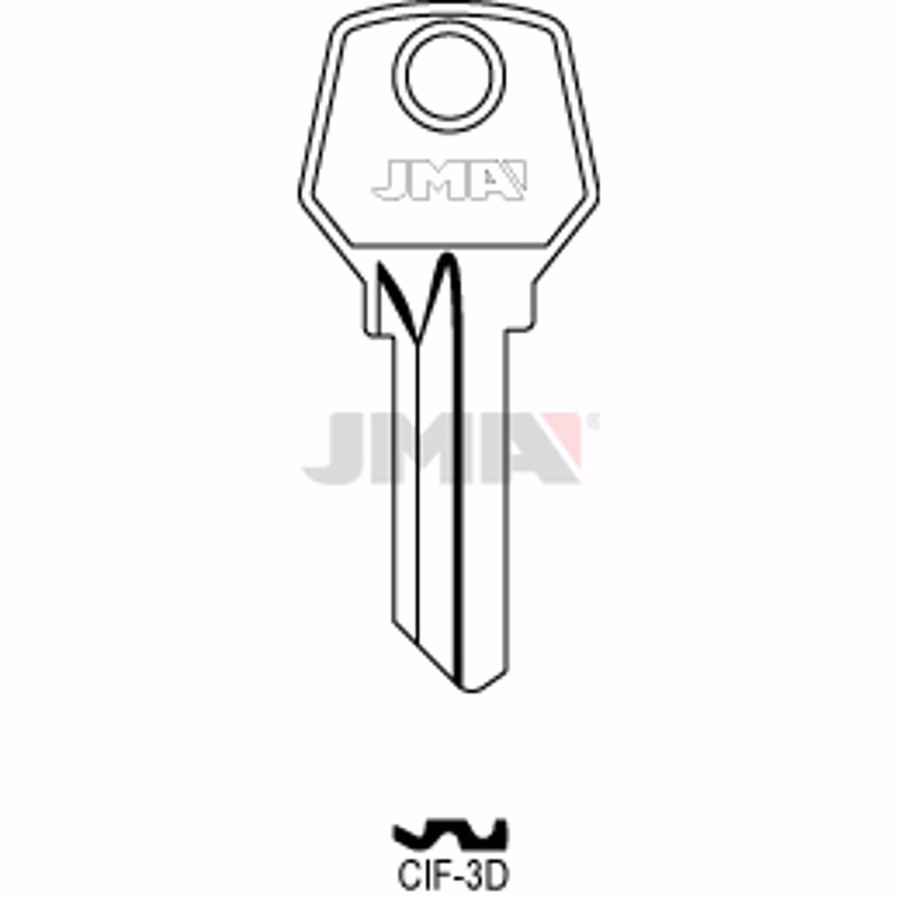 LLAVE JMA ACERO-C (CIF-3D)