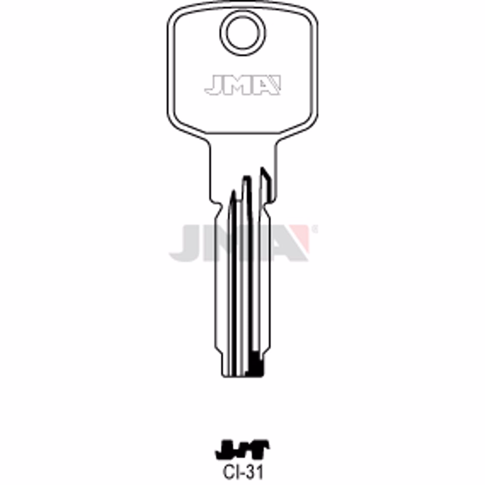 LLAVE JMA LATON SEGURIDAD (CI-31)