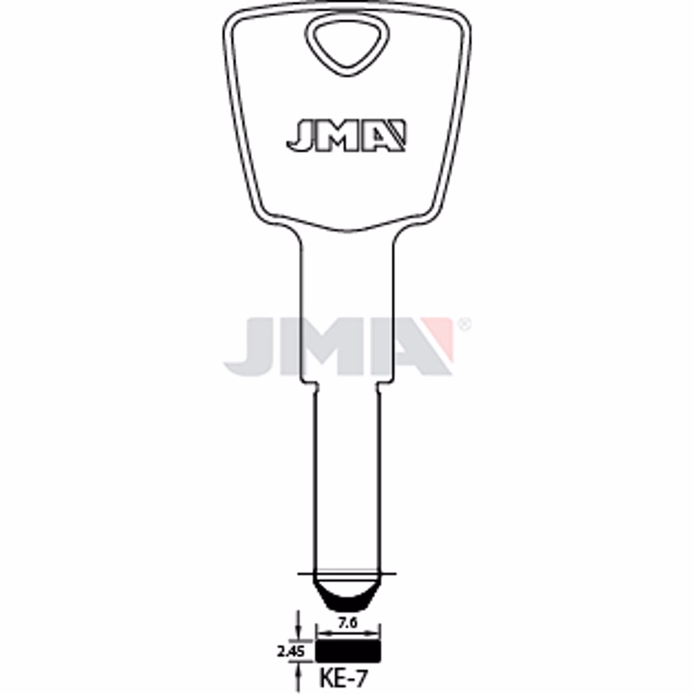LLAVE JMA ALPACA SEGURIDAD (KE-7)