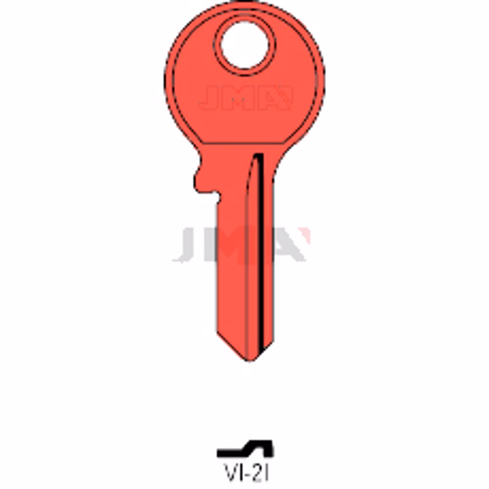LLAVE JMA ALUMINIO (VI-2I ROJO)